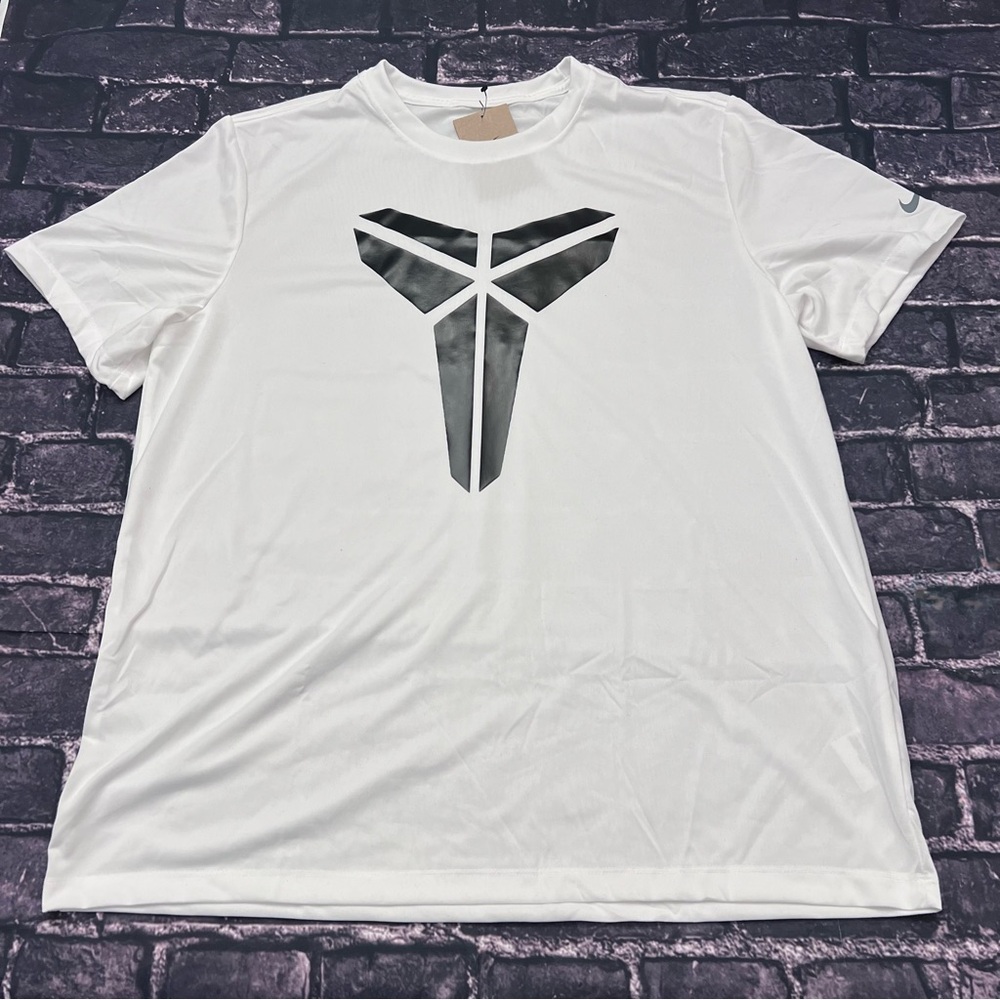 Nike Dri-Fit Kobe Bryant Men’s Mamba White Short Sleeve T Shirt 3XL NEW